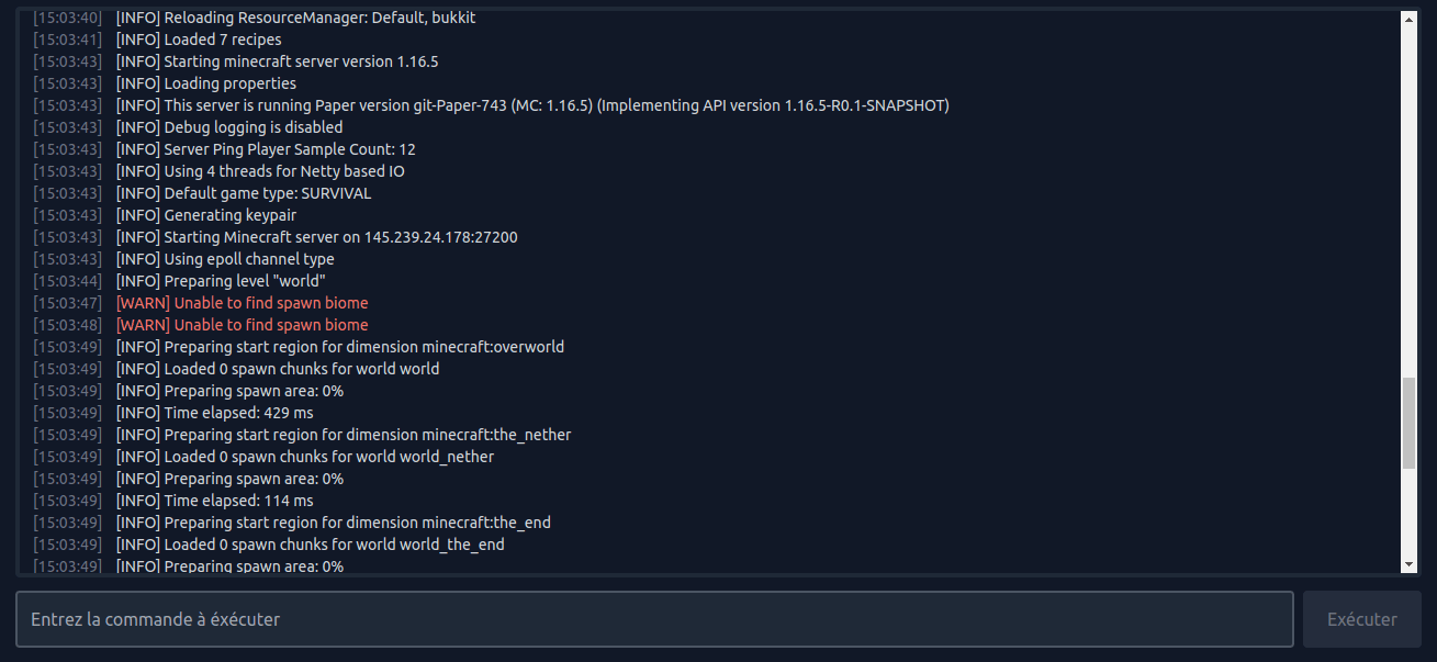 Live console
